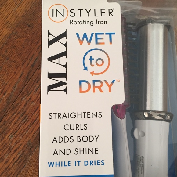 InStyler 1 1/4" White Wet to Dry Rotating Iron - Picture 6 of 7